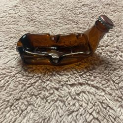 Antique Beer Bottle Ashtray 