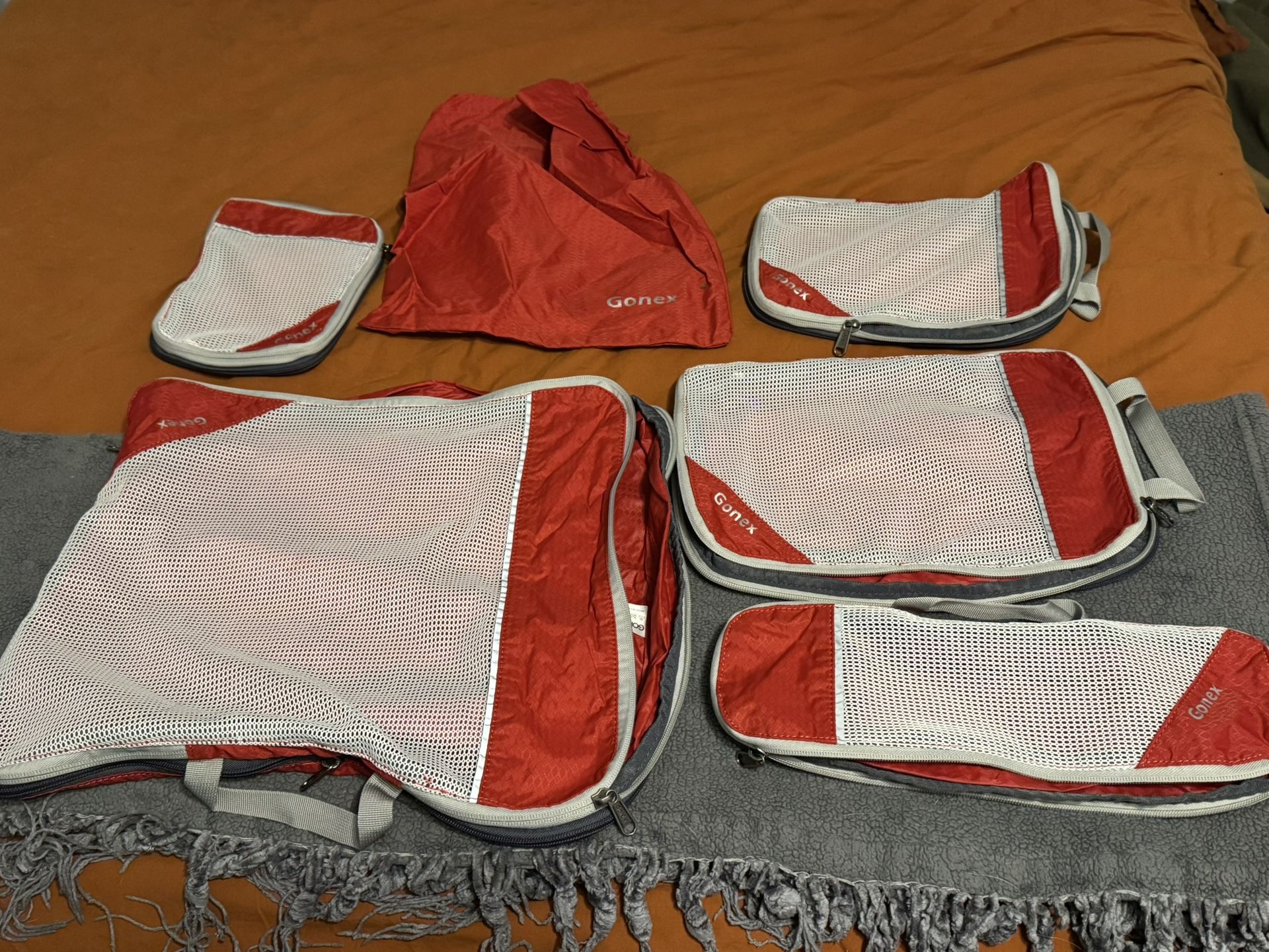 6 Piece Packing Cubes