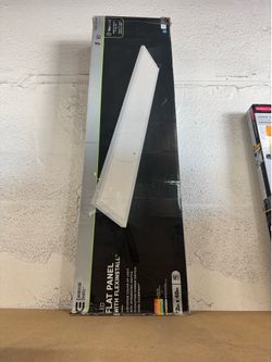 Flexinstall Panel 12 in. x 48 in. White Integrated LED Flat Panel Light with 5CCT + DuoBright