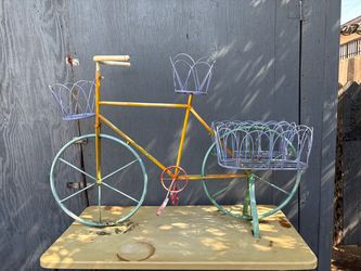 Large Metal Garden Bike