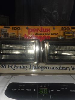 Halogen auxiliary lights