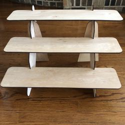 Collapsible Wooden Display Stand