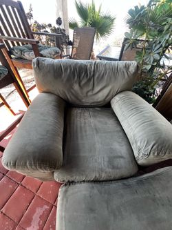 Chair grey micro fiber