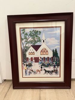 Hand signed Limited Edition by Denielle Moes framed 18” by 22”