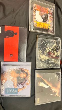 Lot of 5 Hip-Hop R&B CDs – 2Pac Beyoncé R. Kelly