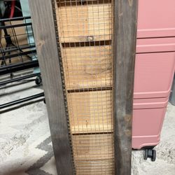 Succulent Wall Hanging Wood Planter