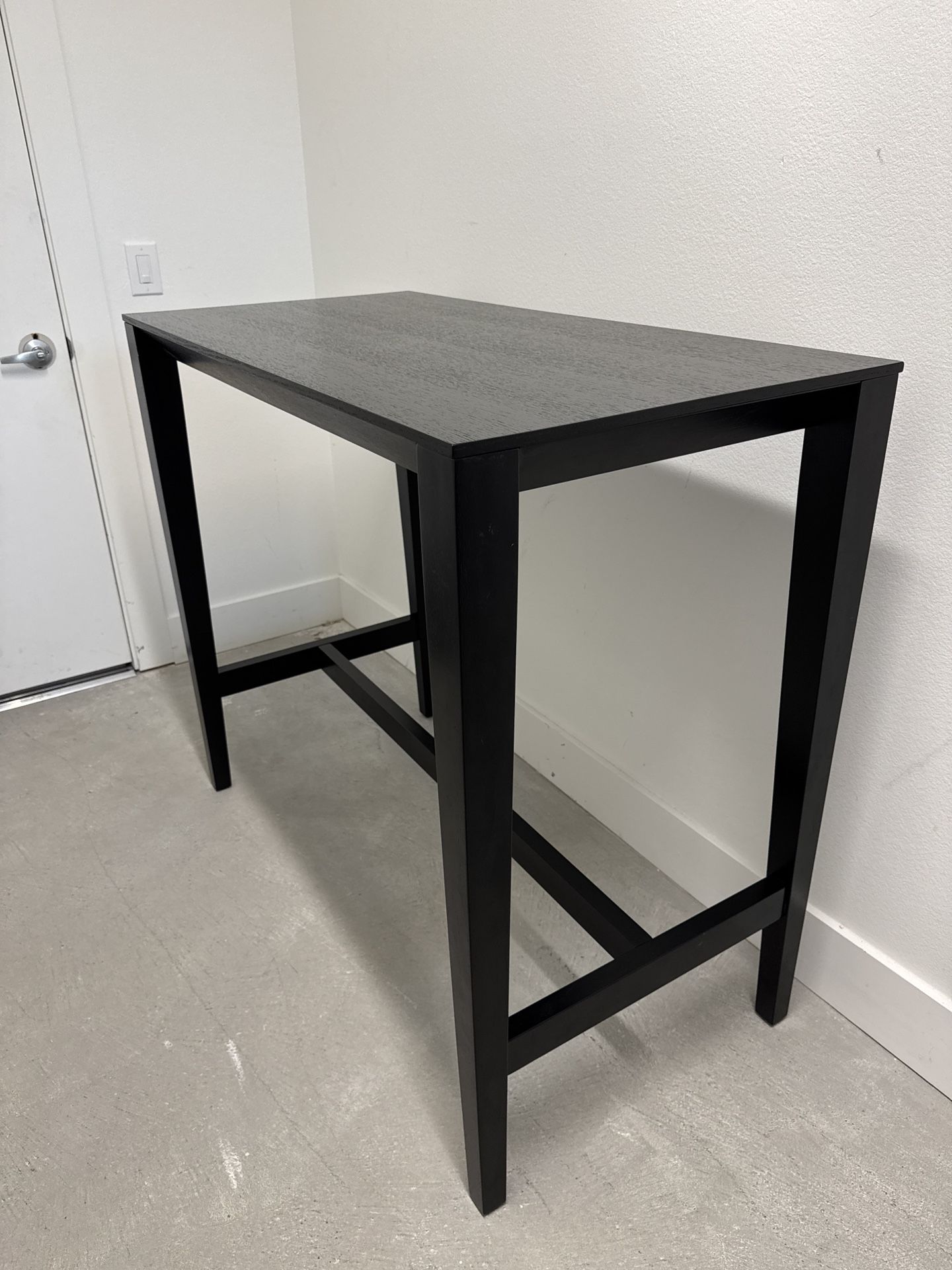 Black High Top Table