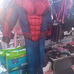 Spider Man Size Large Halloween Costume 