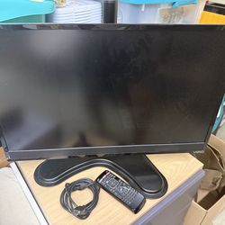 Vizio 24”TV used as Monitor with Adjustable stand