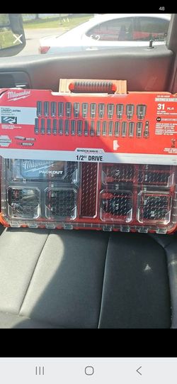 Milwaukee impact socket setwithpackout