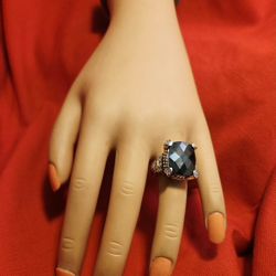 VINTAGE MX 925 STERLING SILVER WOMENS RING SIZE 5