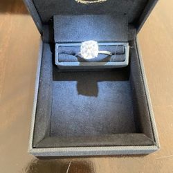4 Carat Cushion Cut Moissanite Solitaire Engagement Ring. Accepting Offers!