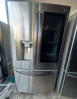 LG French Door Fridge – InstaView, Ice/Water, Stainless