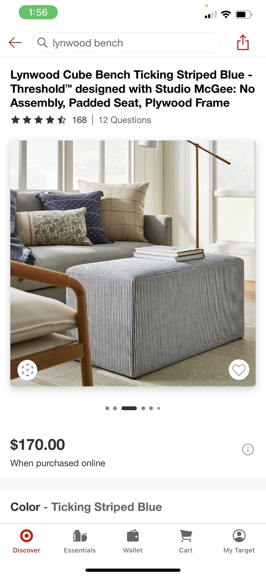 Cube Bench Target Threshold Bench Studio McGee Bench