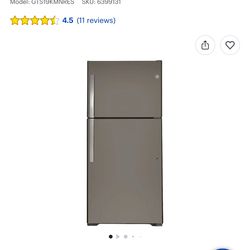 Brand New GE 19.2 cu ft Refrigerator (Slate) – Garage Ready – Never Used