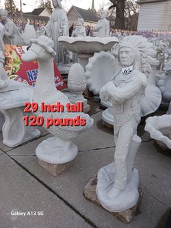 FI .. 29 Concrete Goose Statue, Pls , read All The information