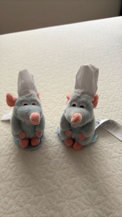 Disney Parks Remy Magnetic Shoulder Plush Set of 2 Ratatouille