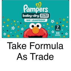 Pampers Baby Dry size 7 diapers pañales