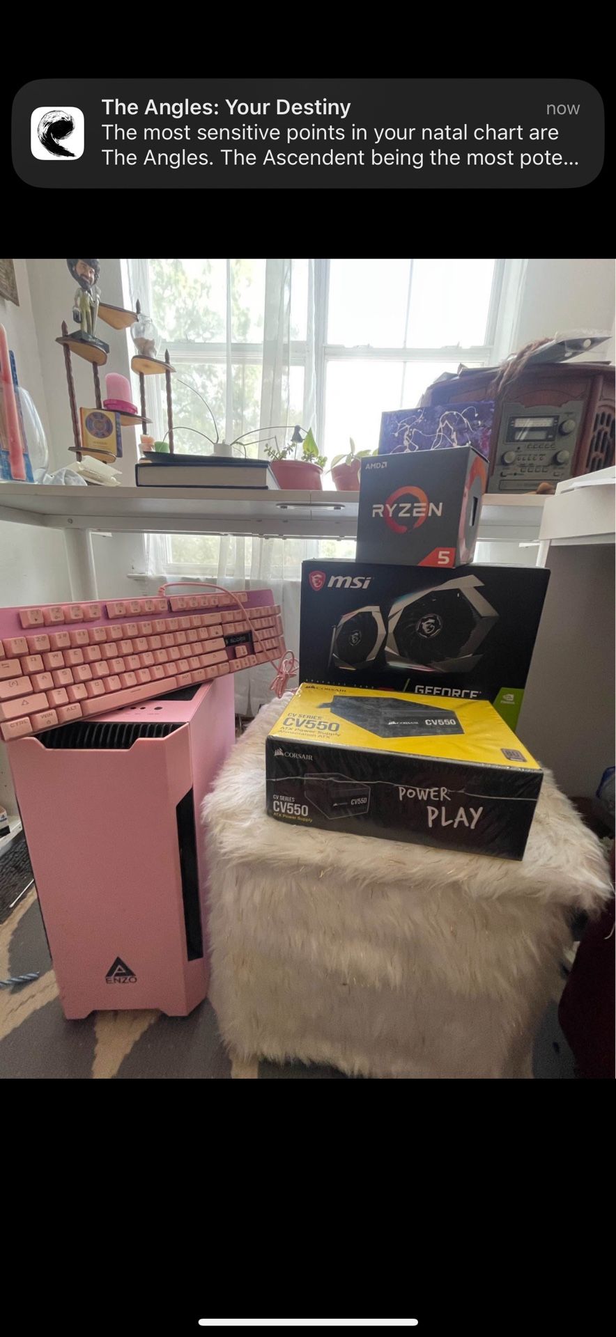 PINK PC SET : only needs motherboard 