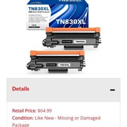 Toner Replacement Cartridge -  2 Pack