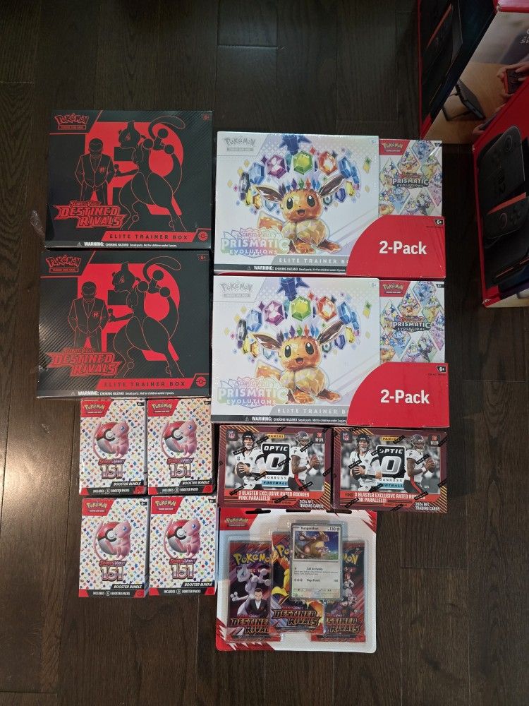 Pokemon Prismatic Evolutions Bundles 151 Bundles Destined Rivals Bundles