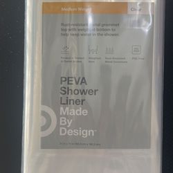 (new) Clear shower liner 