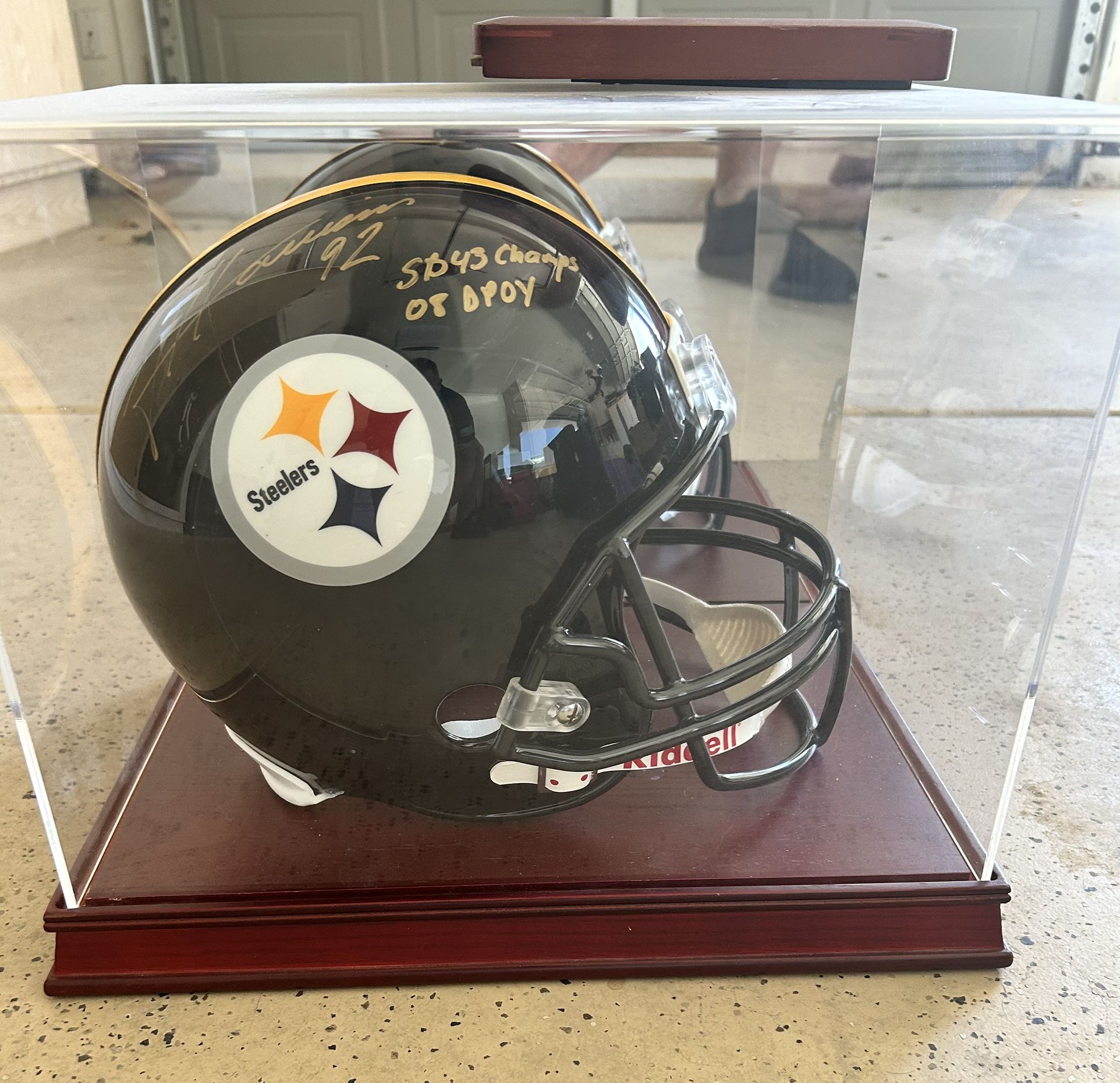 James Harrison Signed Pittsburgh Steelers Helmet