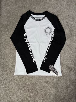 Chrome heart white long sleeve shirt