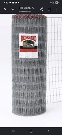 FENCING WIRE 2x4 none climb horse fence 6 ft tall 100ft roll