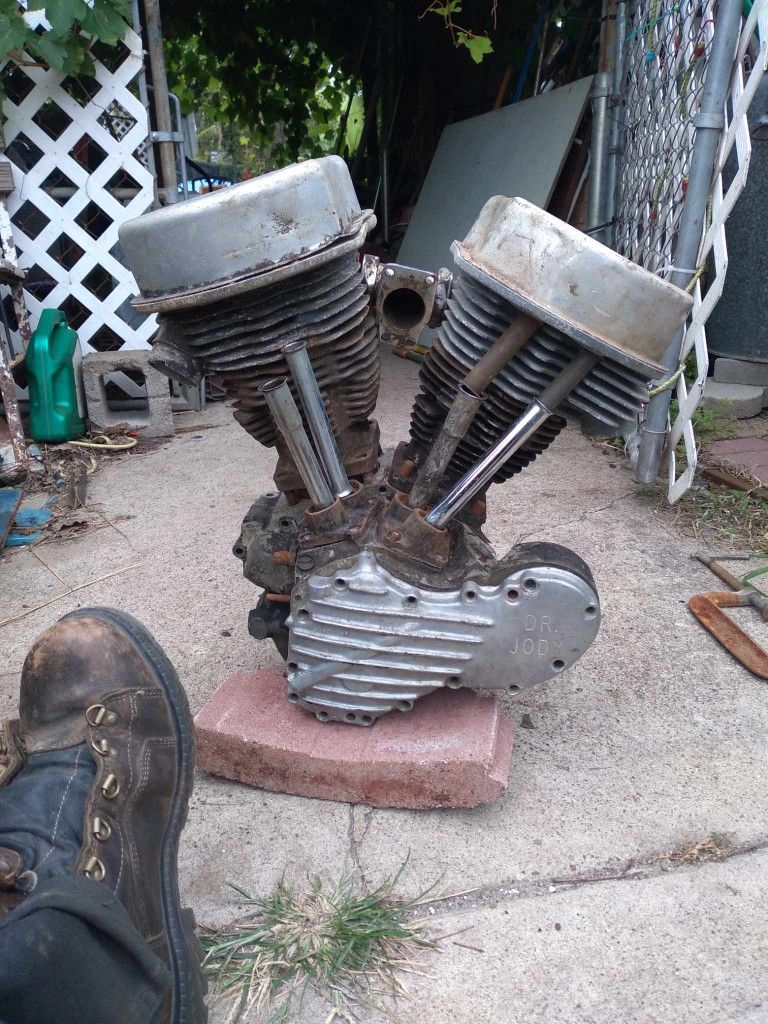 Vintage Harley Davidson Motor