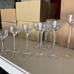 (127 pieces) Variety Sized Stemmed Tall Tealights