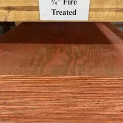 3/4 x 4 x 8 Fire Rated Plywood