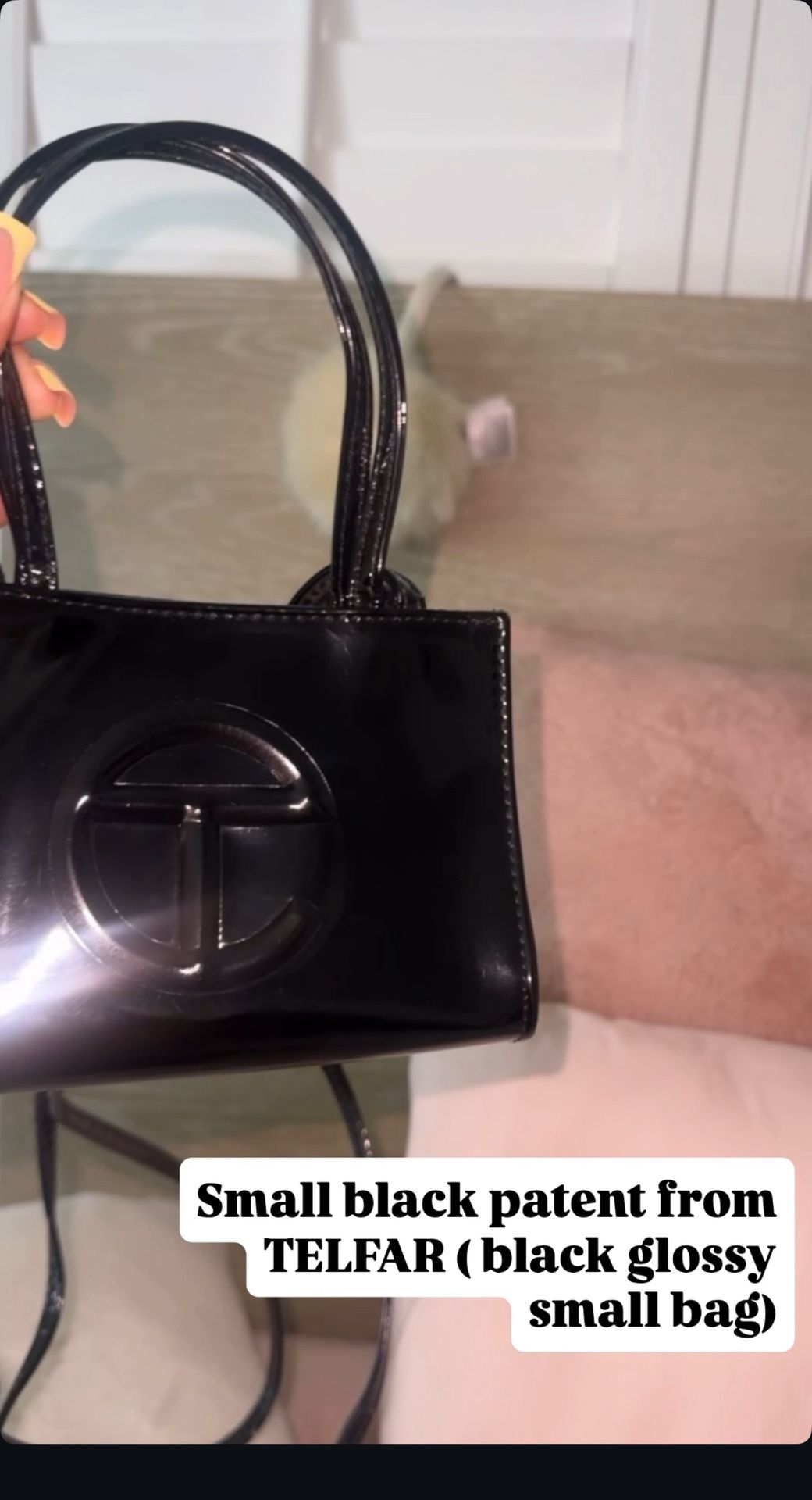 TELFAR SMALL Patent Bag