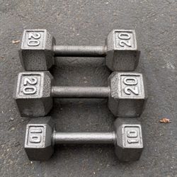 Hex Cast dumbbells 