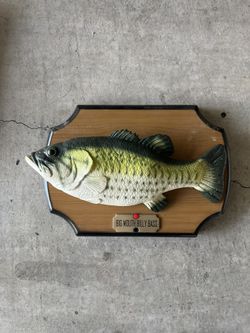 Big Mouth Billy Bass Singing Talking Fish Gemmy Motion Activated 