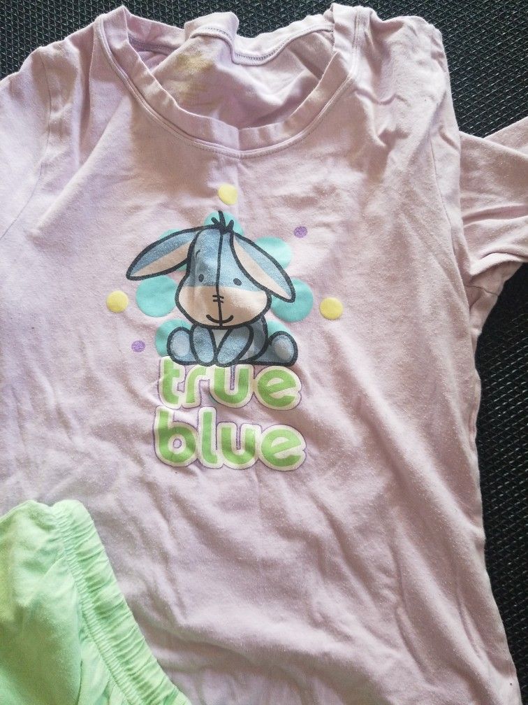 Disney Cuties Eyore Women's Pajama Set XS