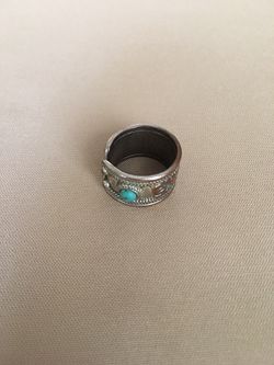 VINTAGE RING WITH TURQUOISE