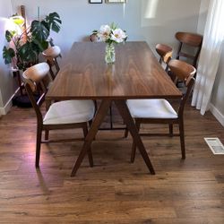 Mid century Style Dining Table Set