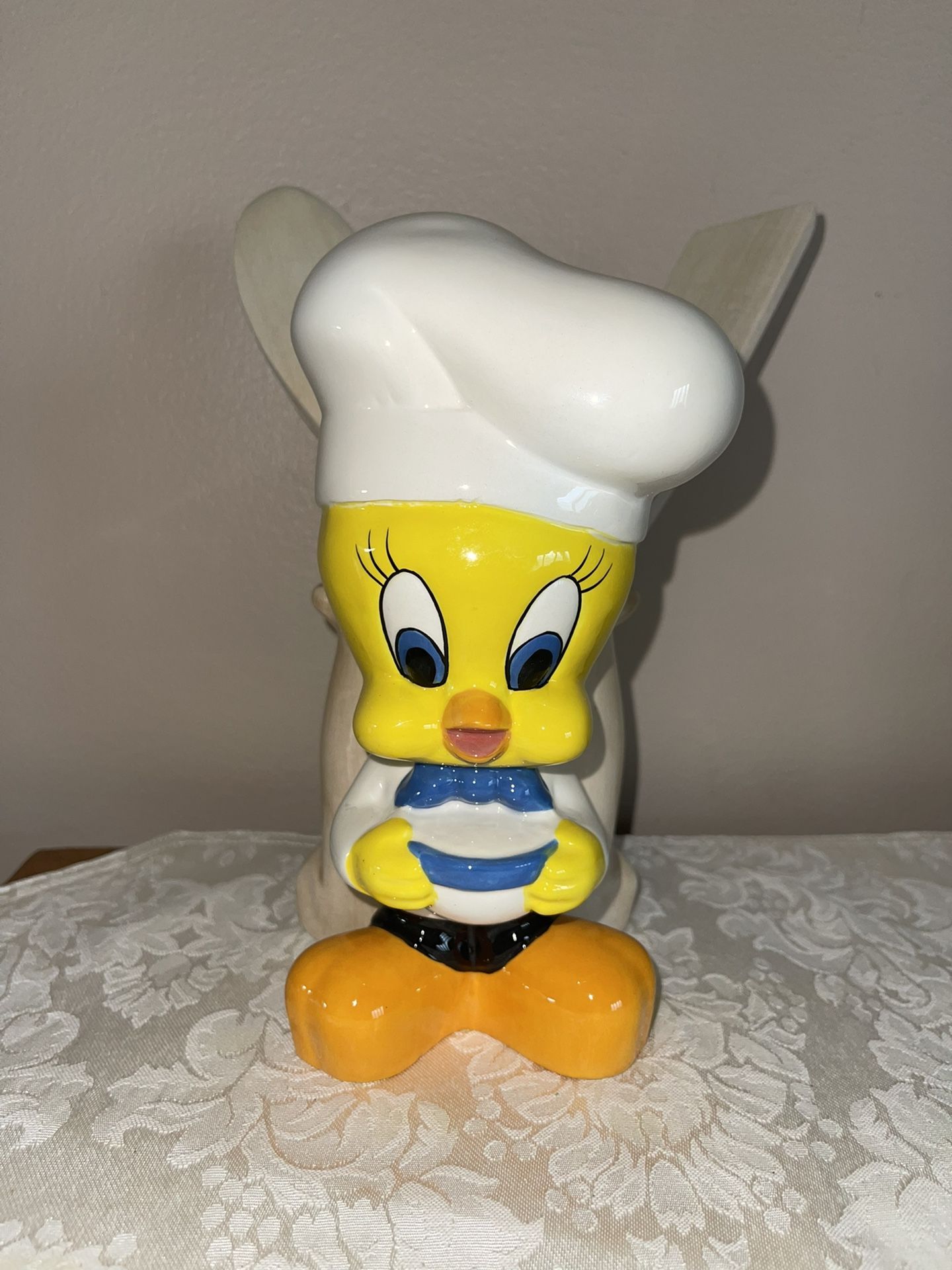 Tweety Bird Ceramic Utensil Holder 