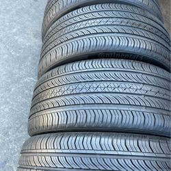 235 55 18 Continental Tires with 80% of useful life all 4 Seth de Llantas Con 80% de vida las 4