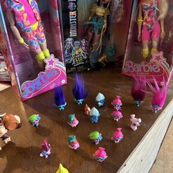 Barbie, Ken, Cleo & Trolls