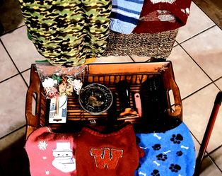 Bundle of small dog items
