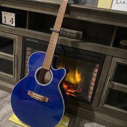 Acoustic Electric Blue Takamine $450 Obo 