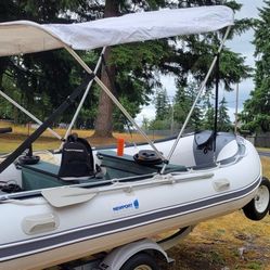 12'6" NEWPORT CATALINA INFLATABLE BOAT  - $3000.00 OBO