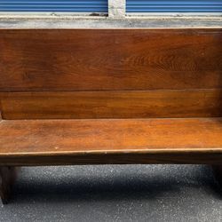 Antique Church Pews