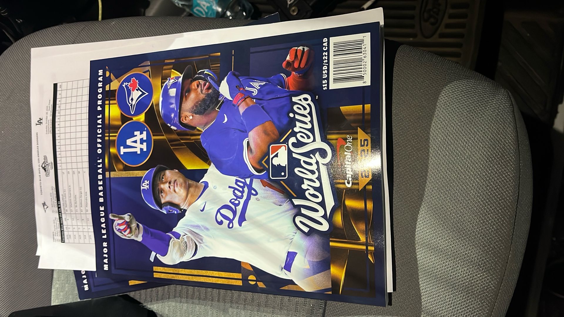 New Mint World Series Program Dodgers Vs Blue Jays