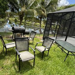 Estate sale Outdoor Furnitures, Sofa Bed , Grill,Lounge Chairs And More 