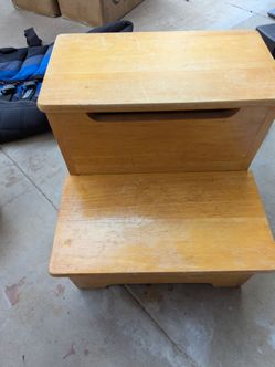 Shoe shine stool or step stool