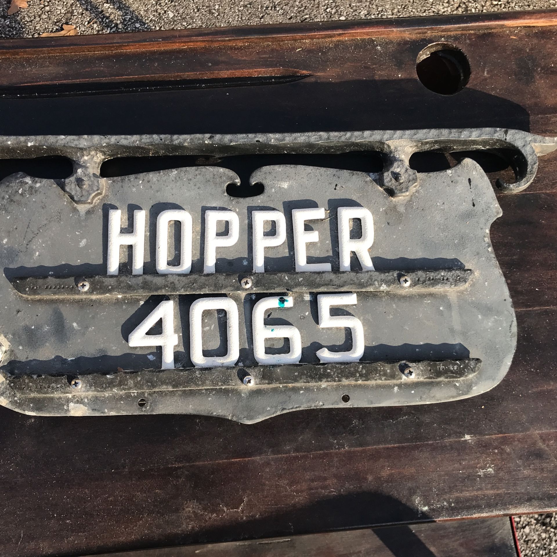 Antique Street Sign