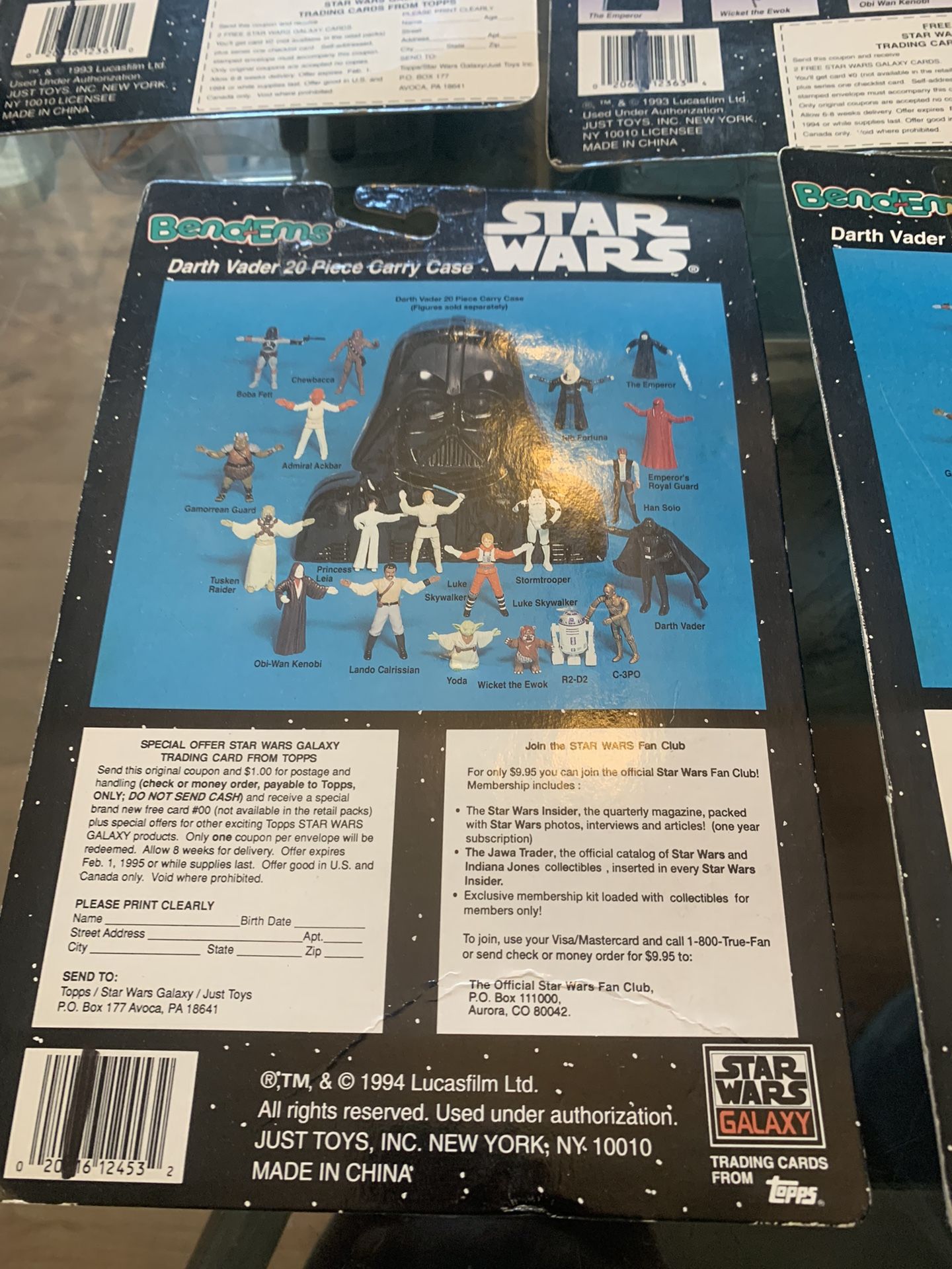 スターウォーズ　フィギュア　bendems 13種セット　値下げしました Vintage Star Wars Bendems '93 All 8